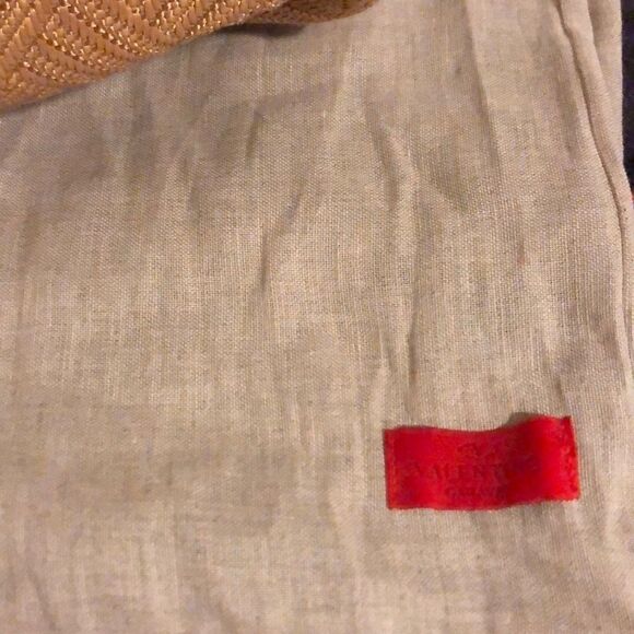 NWTS AUTHENTIC Valentino Garavani Woven & black Patent Satchel Bag Purse - Picture 11 of 11